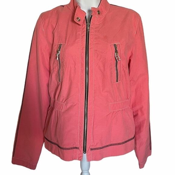 Like New Loft Pink Fitted Jacket, Size Medium - Picture 1 of 7